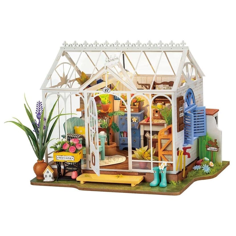 RoboTime 3D Drevené puzzle Vysnívaný záhradný dom DG163