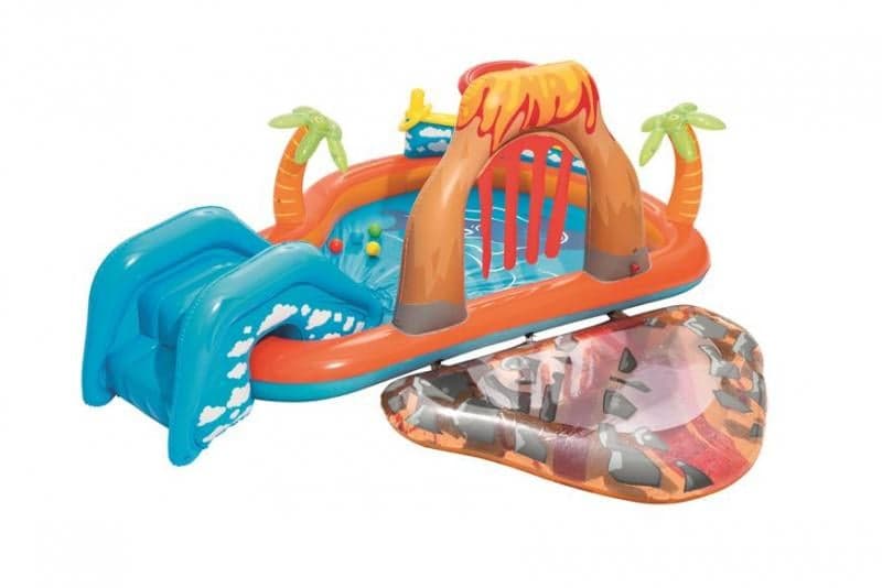 Bestway® Bestway 53069 Detský nafukovací bazén sopka so šmýkačkou a fontánou 265 x 265 x 104 cm 8050230