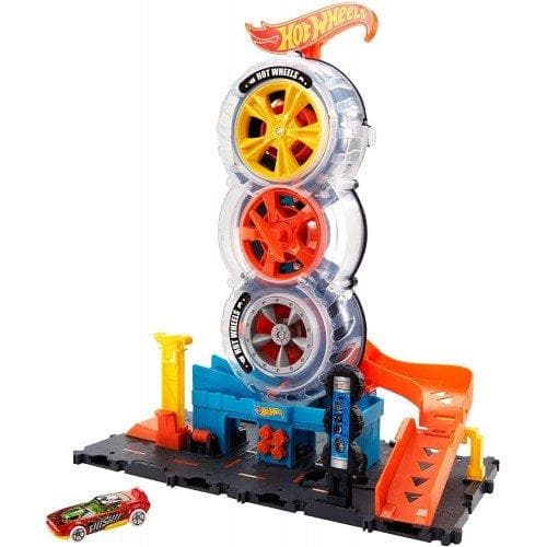 Mattel Hot Wheels CitySuperpneu obchod 25HDP02