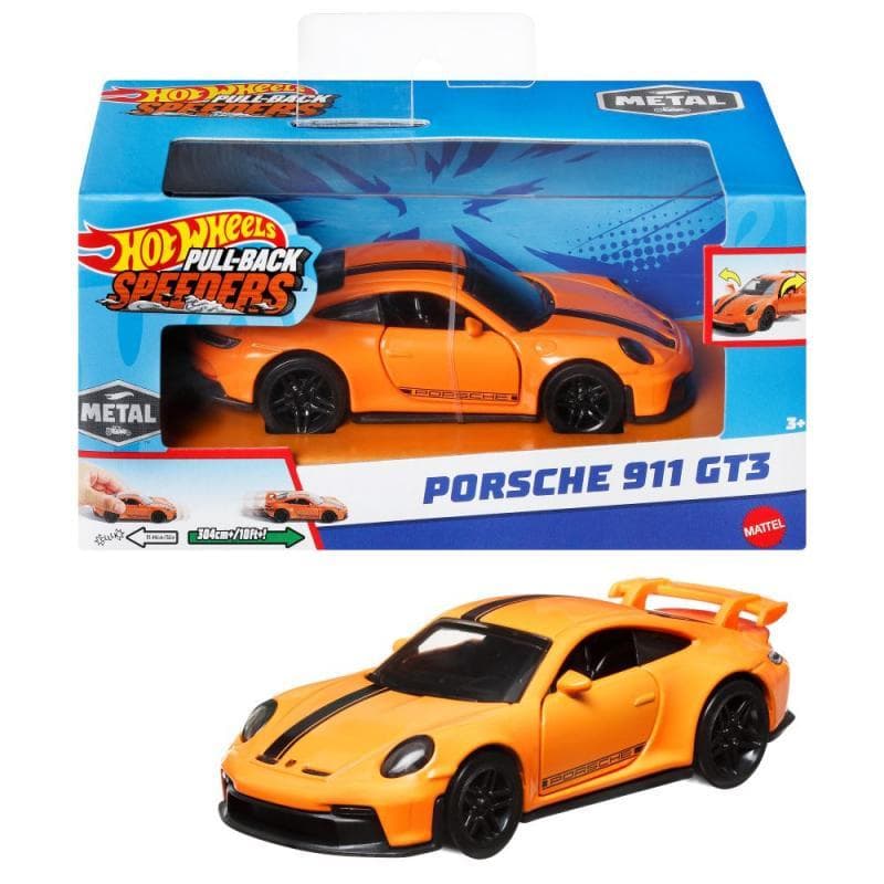 Mattel HW Naťahovacie auto 1:43 ASST (CDU) 25HPT04