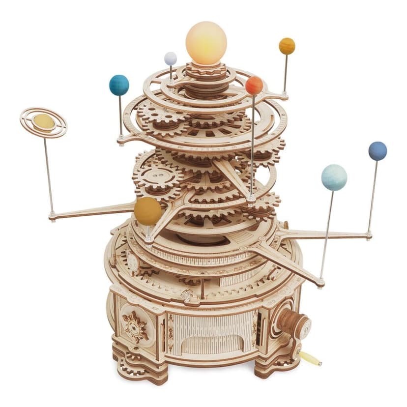 RoboTime 3D drevené mechanické puzzle Planetárium ST001