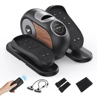 MERACH E32B1 Mini elektrický eliptický trenažér, mini stepper, 12 programů