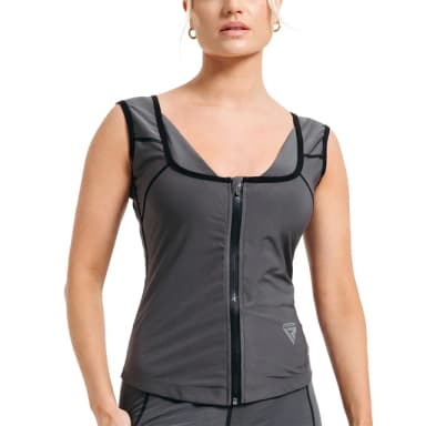 RDX Sauna vesta dámská SWEAT VEST W2, šedá M