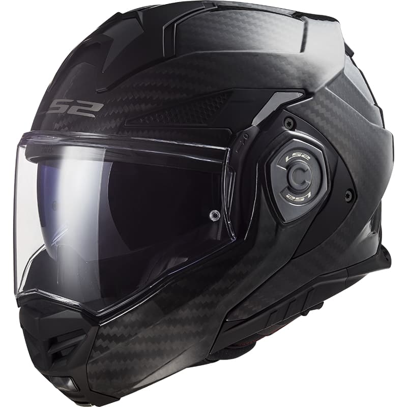 Překlopná moto přilba LS2 FF901 Advant X Solid Carbon P/J