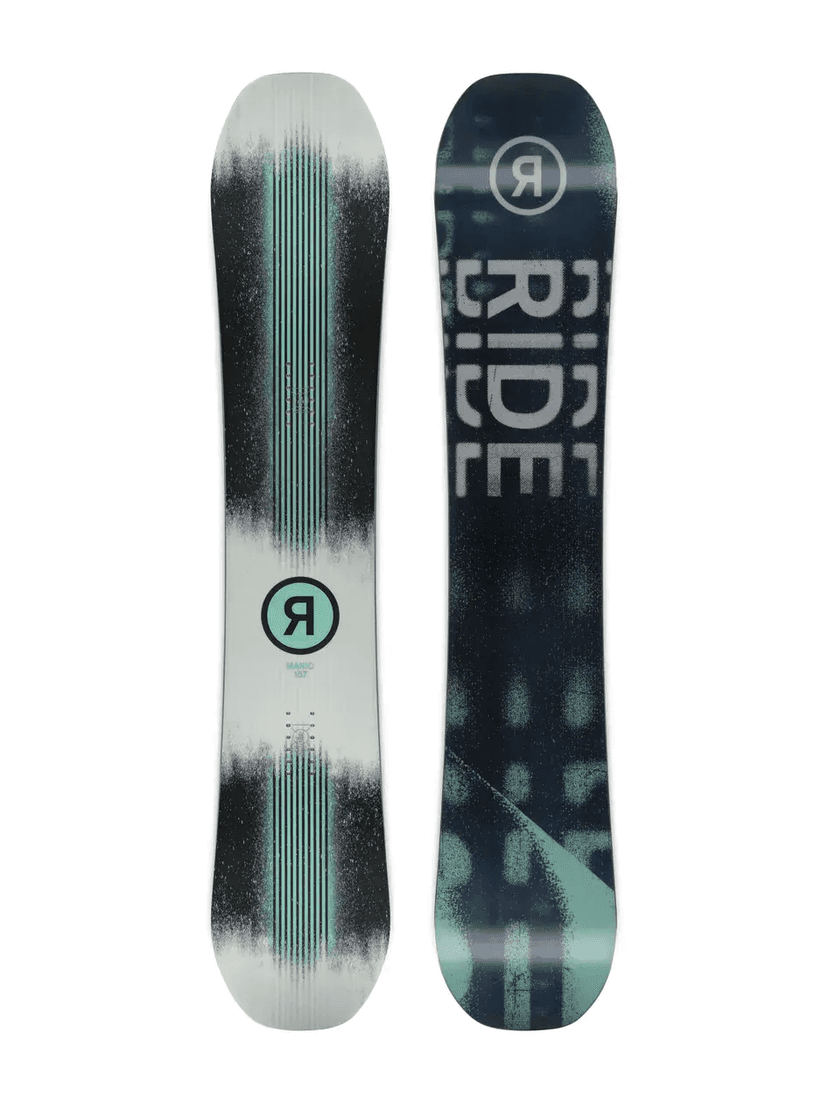 RIDE Manic snowboard 160 černá/zelená