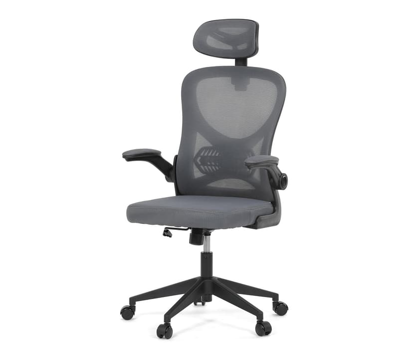 Autronic Kancelářská židle LAPAME, šedá síťovina