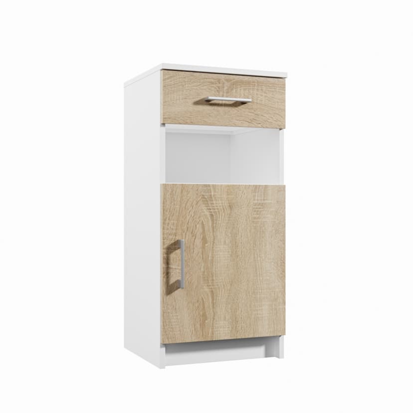 Lamivex Komoda NEJBY MARIANA, bílá/dub sonoma DOPRODEJ