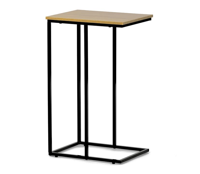 Autronic Odkládací stolek FRIFIR, divoký dub, černý kov