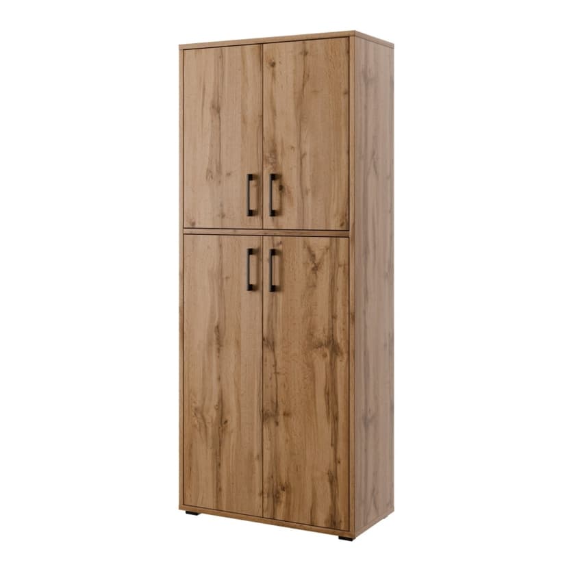 Lamivex Policová skříň NEJBY GIANNI PREMIUM, korpus: dub wotan, dvířka: dub wotan